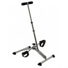 Gym pedal exerciser with handle